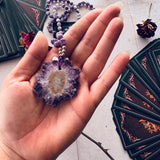 Purple Moon Burst Mala