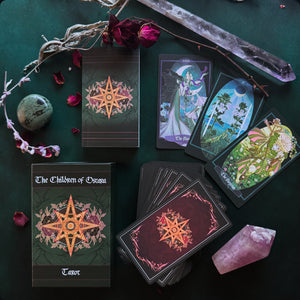 Children of Ostara tarot card deck & book set- BLACK EDITION