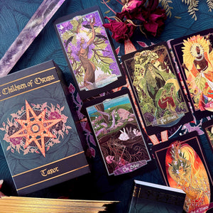 **NEW** Children of Ostara tarot card deck & book set- LIMITED GOLD EDITION