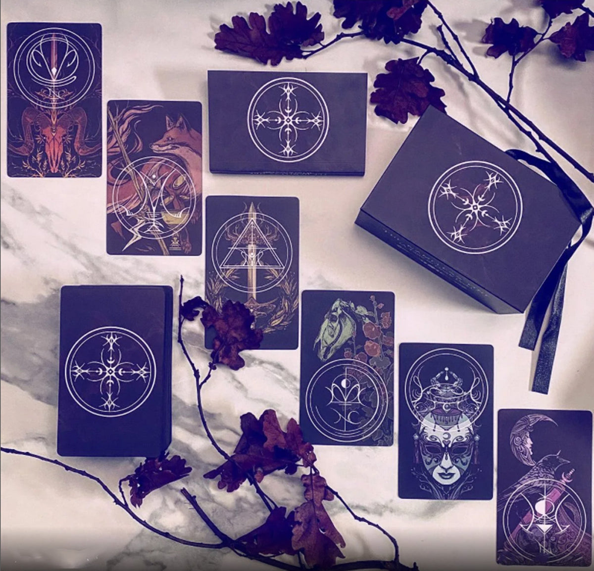 Tarot Bundle with Companion Grimoire: The Children of Litha and The Na ...